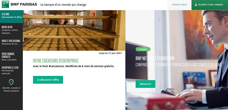Compte professionnel BNP Paribas