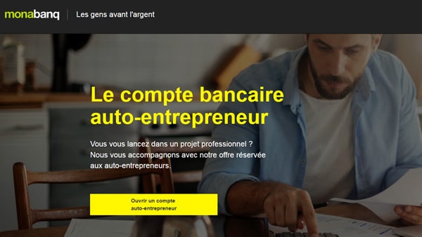 Monabanq pro pour auto-entrepreneur