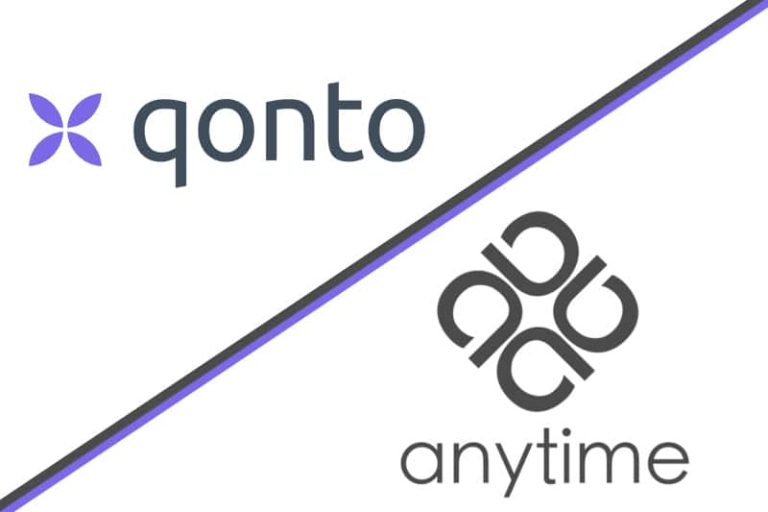 Compte pro en ligne Qonto ou Anytime Business