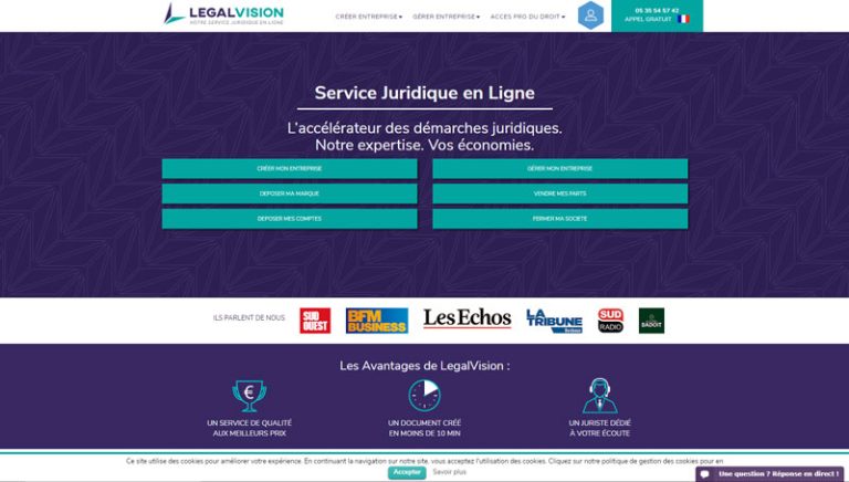 Comment créer une entreprise en ligne avec Legalvision