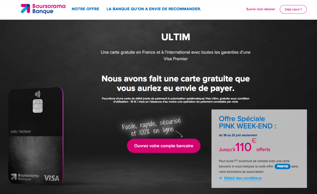 Boursorama Ultim