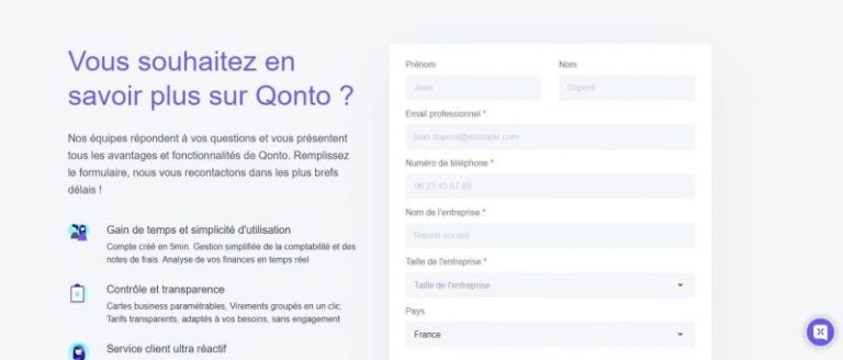 Qonto : Contacter le service client