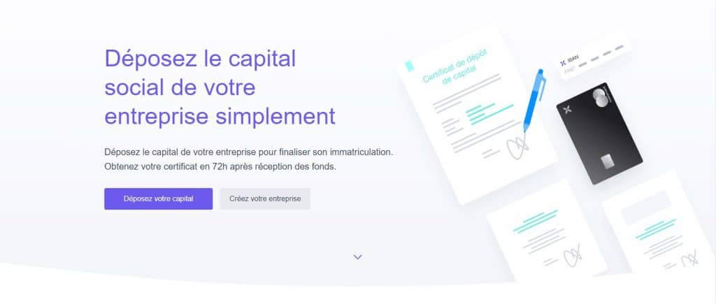Qonto : Le dépot de capital social