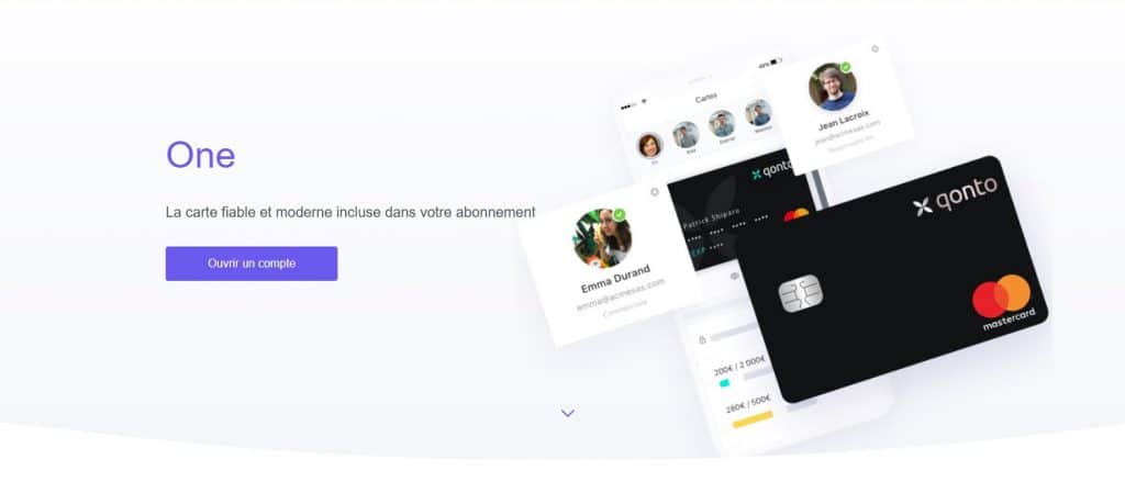 Qonto : Les cartes bancaires proposées