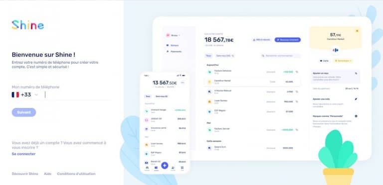 Shine : Comment ouvrir un compte ?
