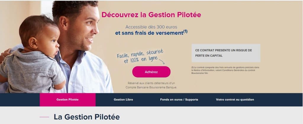 Boursorama : Les assurances vie