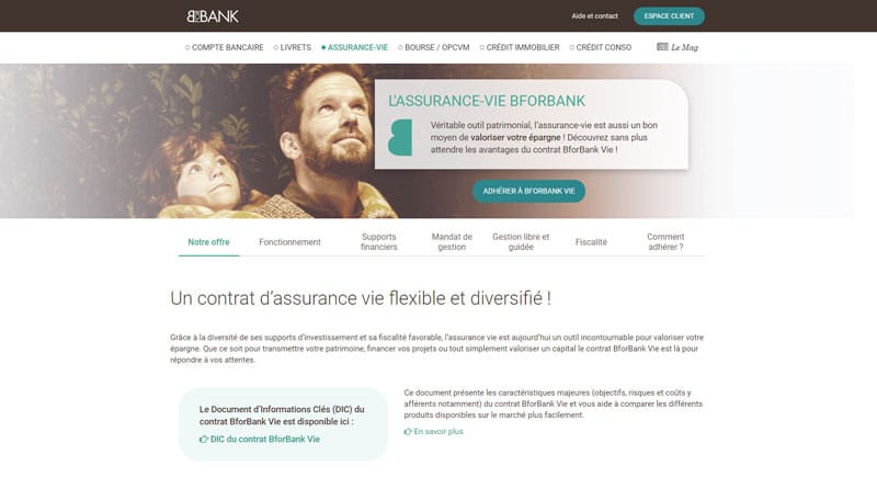 BforBank : Les assurances vie
