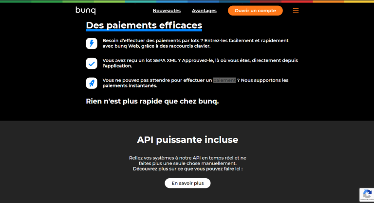 Bunq : Les moyens de paiement