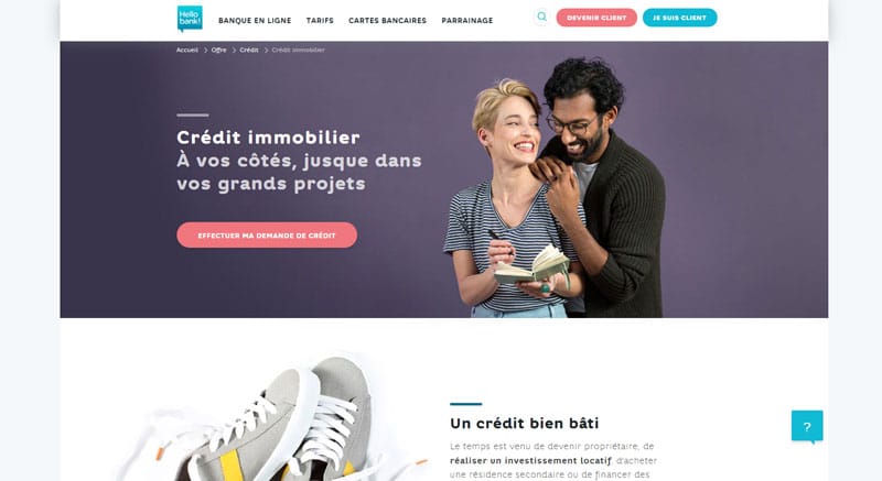 Hello Bank : Le crédit immobilier