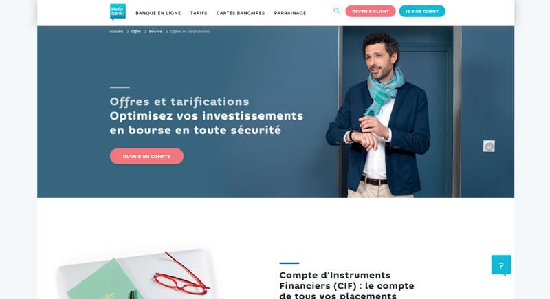 Hellobank : La bourse