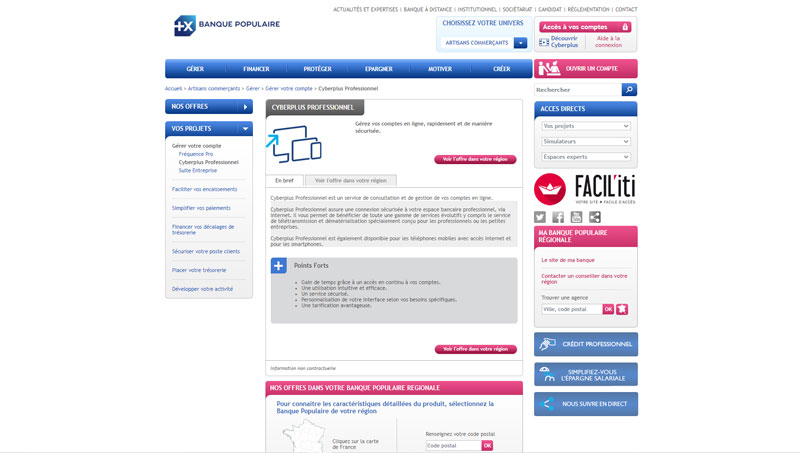 Compte pro Banque Populaire : Offre, tarif et avis