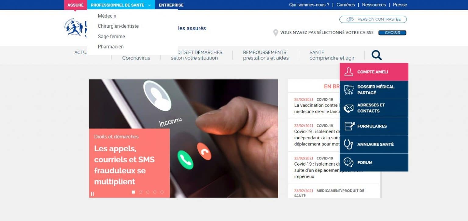 Ameli Qu’est ce que c’est ? A quoi ça sert ? Compte pro