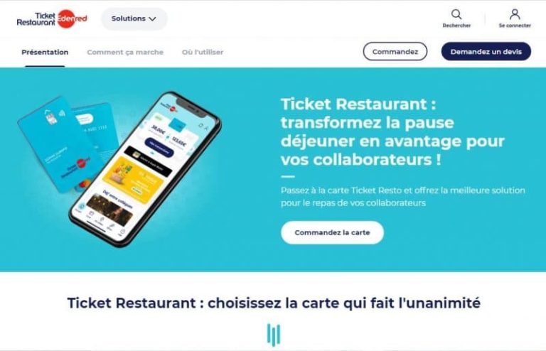ticket restaurant edenred