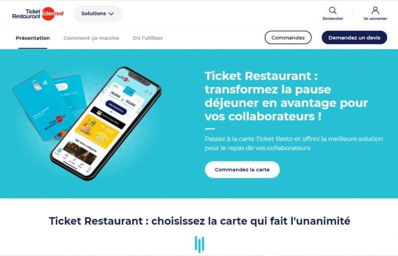 ticket restaurant edenred