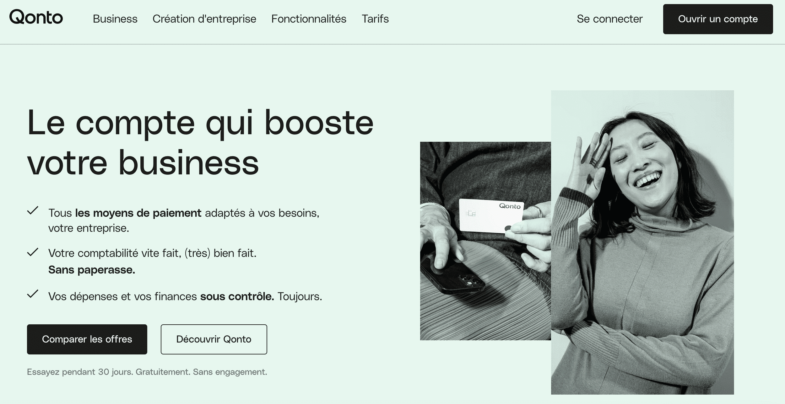 Qonto compte pro en ligne