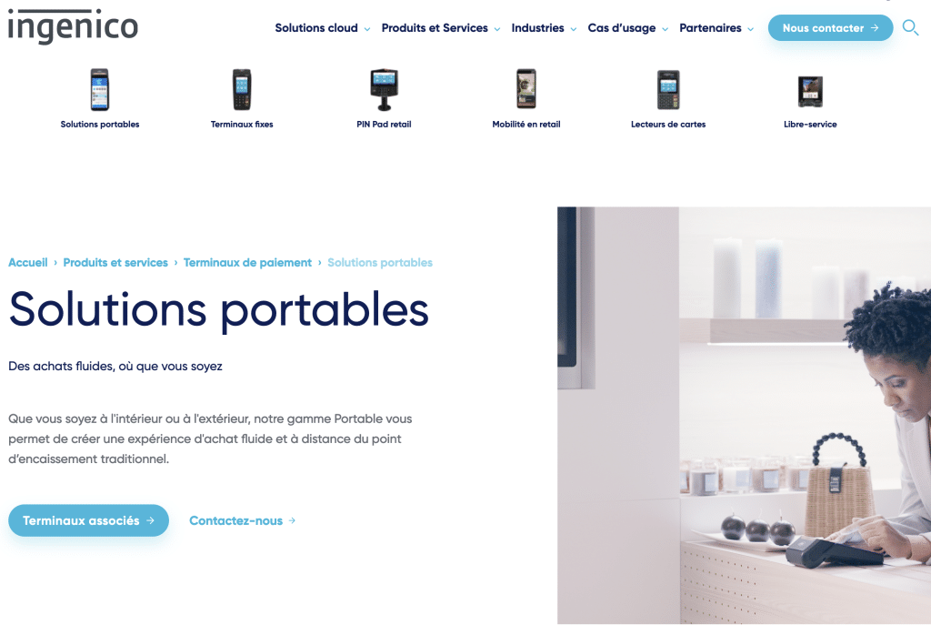Ingenico terminal de paiement