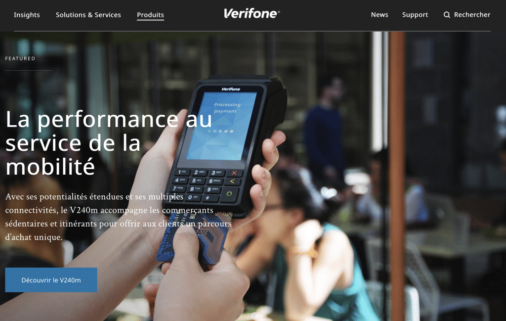 Verifone terminal de paiement