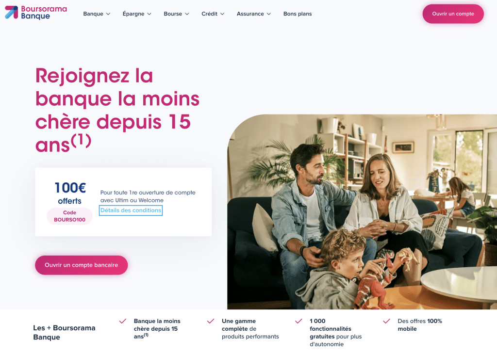 Parrainage boursorama banque