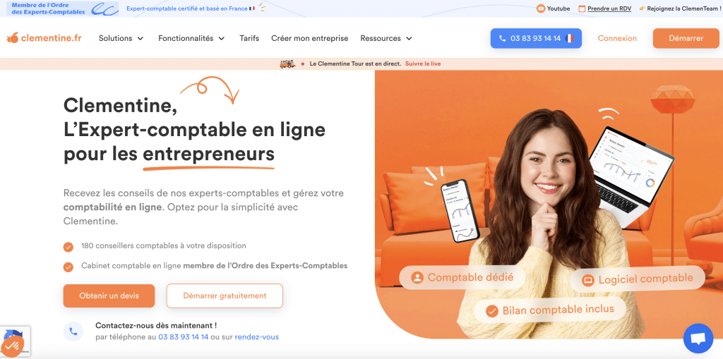 Clementine expert-comptable en ligne