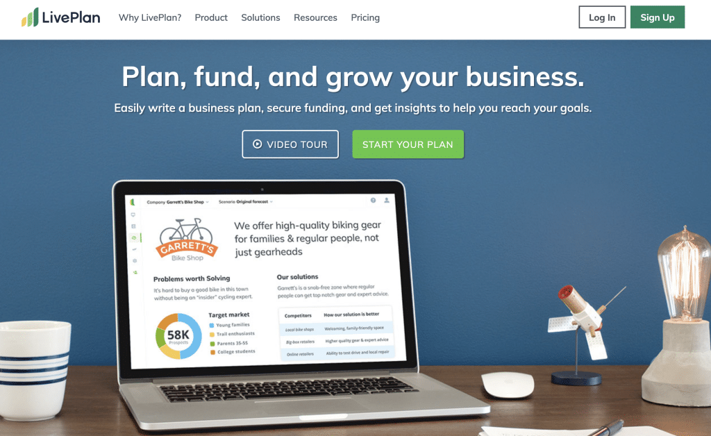 LivePlan : Logiciel business plan