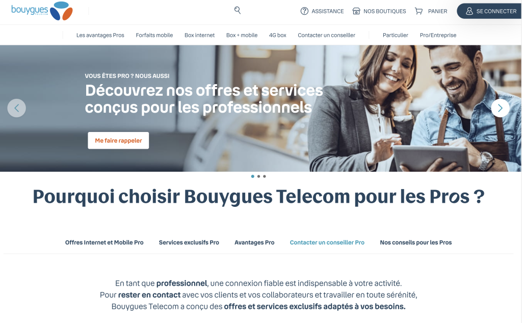 Bouygues mobile pro